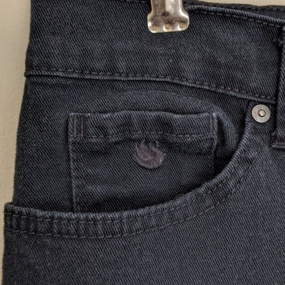 Denim Black Stretch Jeans size 14 by Gloria Vanderbilt - Picture 2 of 10